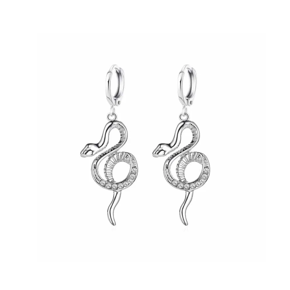 QIANFANGDAHUANGYE Серьги с цирконием Унисекс