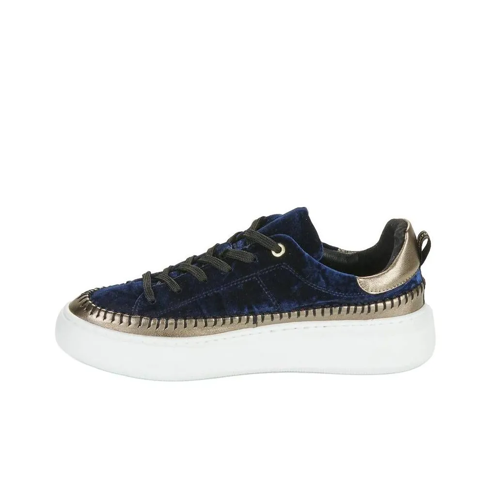 JB MARTIN Low Top Skateboard Shoes Women's Blue