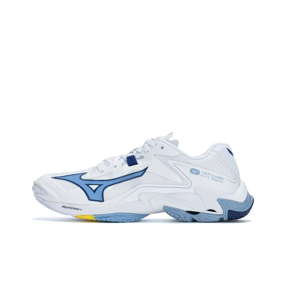 Mizuno Wave Lightning Z8 Тренировочные Кроссовки Низкие Ледниково-Синий Унисекс