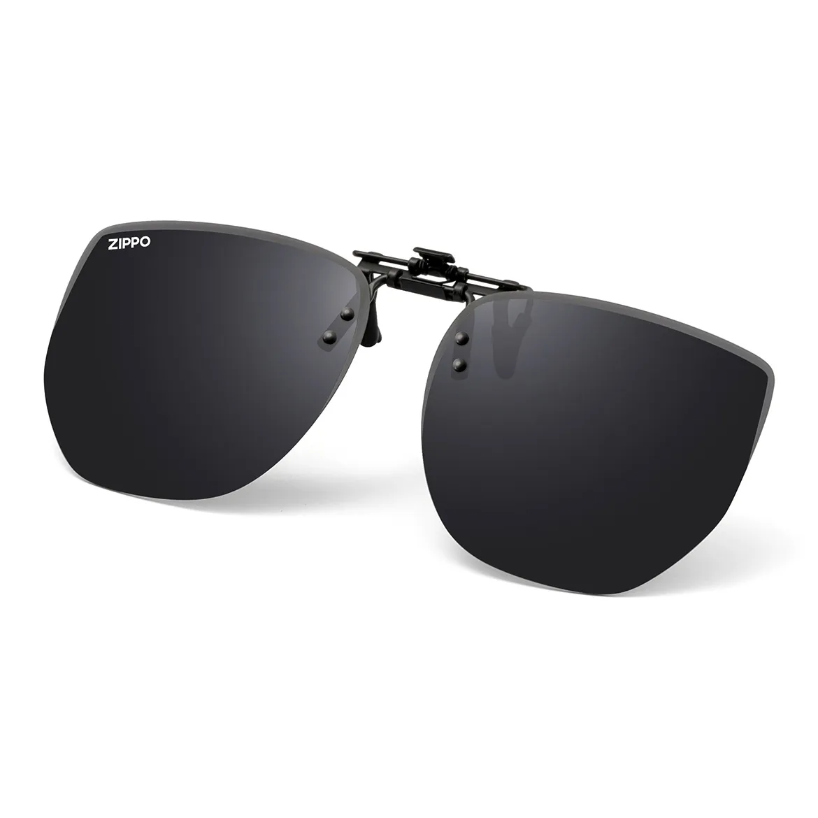 ZIPPO Неправильный многоугольник Солнцезащитные очки с нижней заколкой и линзами On унисекс