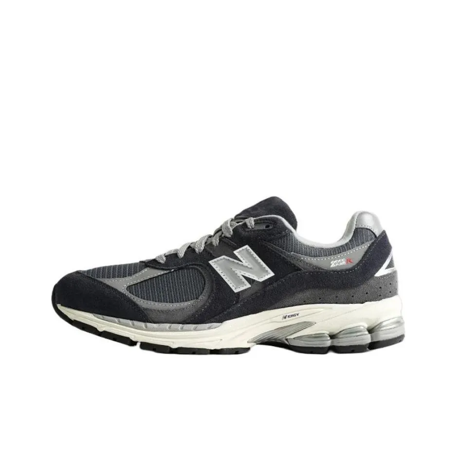 New Balance NB 2002R Cushioning Support Low Top Casual Running Shoes Unisex Gray Black