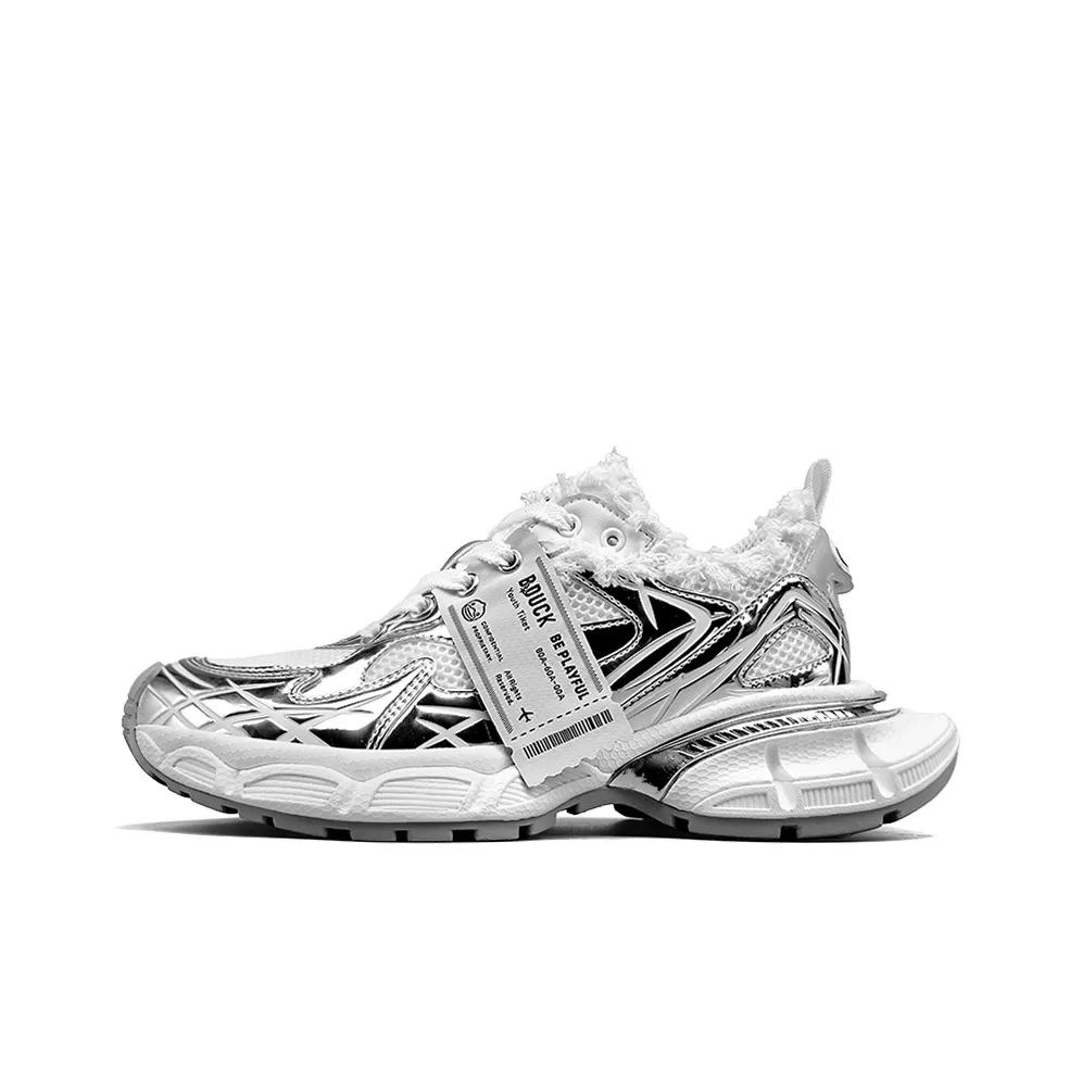 B.Duck SKYLINE Series Толстая подошва Низкий топ Унисекс