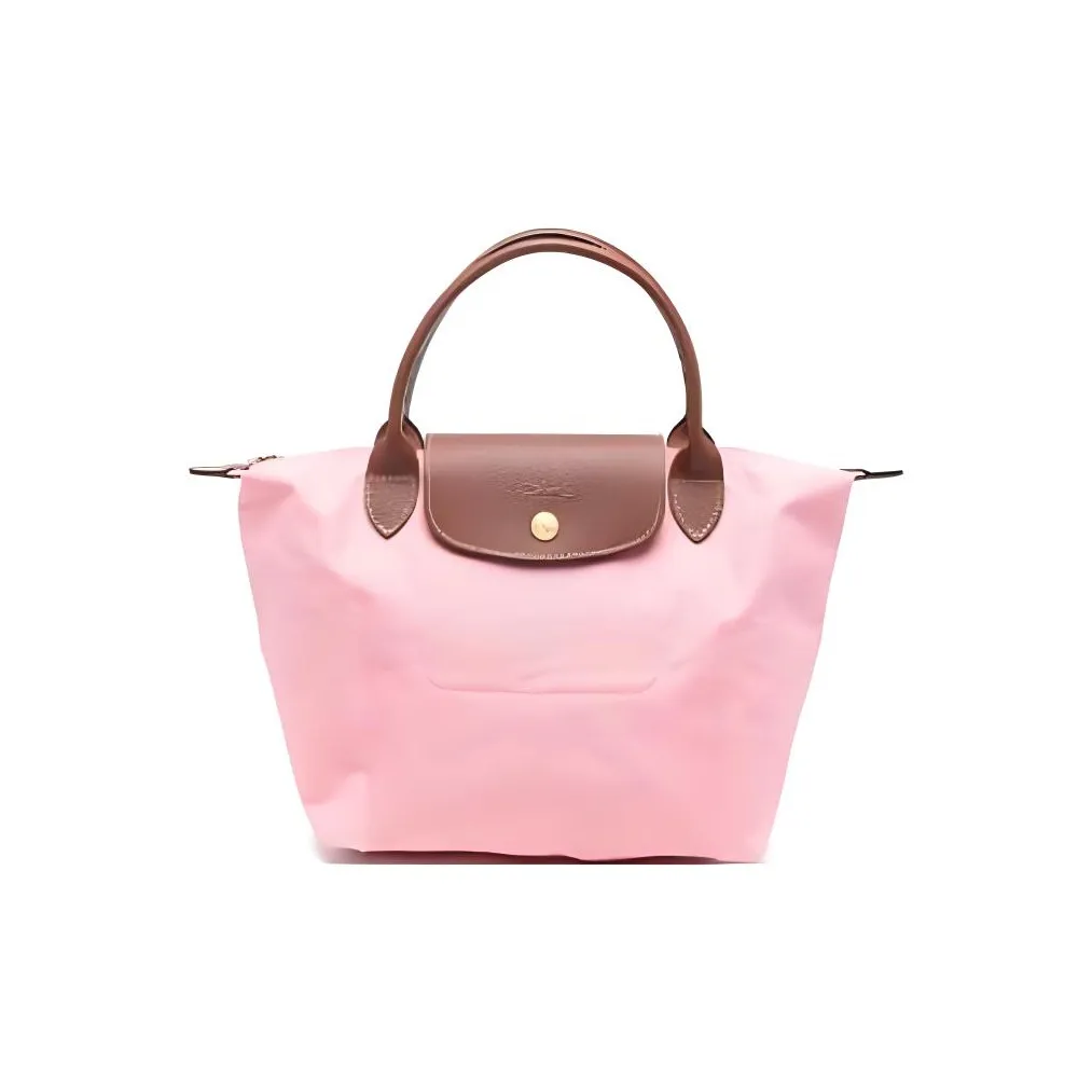 LONGCHAMP Le Pliage Ткань Тоут Сумка Сумка для покупок Сумка Маленькая Женская Хлопковая Конфетная