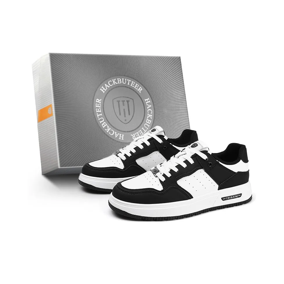 HACKBUTEER Низкий топ Скейтборд Кроссовки Мужские Коробка Включено