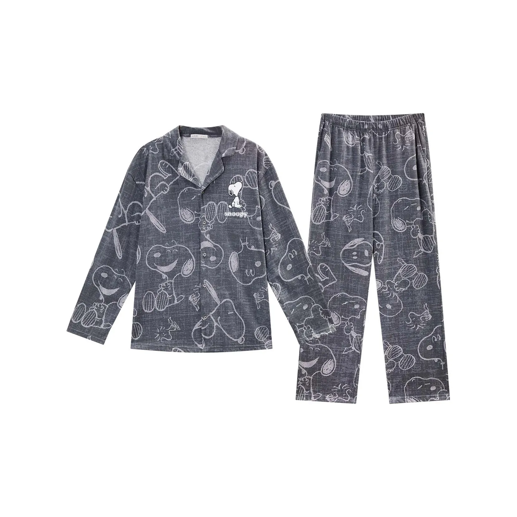 GUKOO Pajama Set Men's Mist Gray