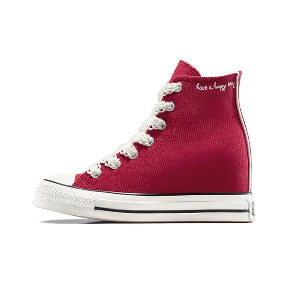 Chuck Taylor All Star Women's Converse Wedge Platform High 'Crochet Laces' Women's