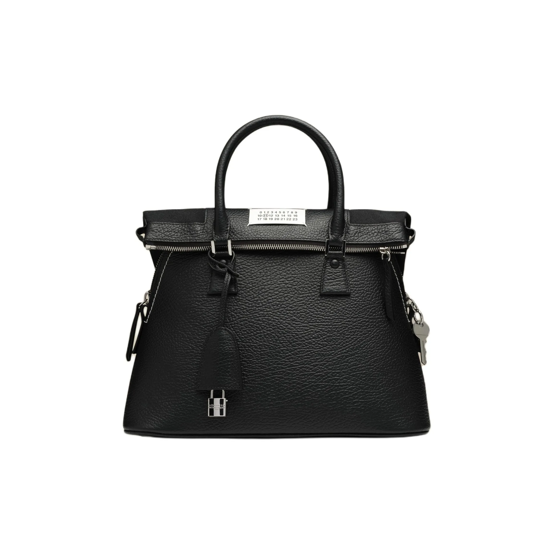Maison Margiela Logo Patch Zipped Tote Bag