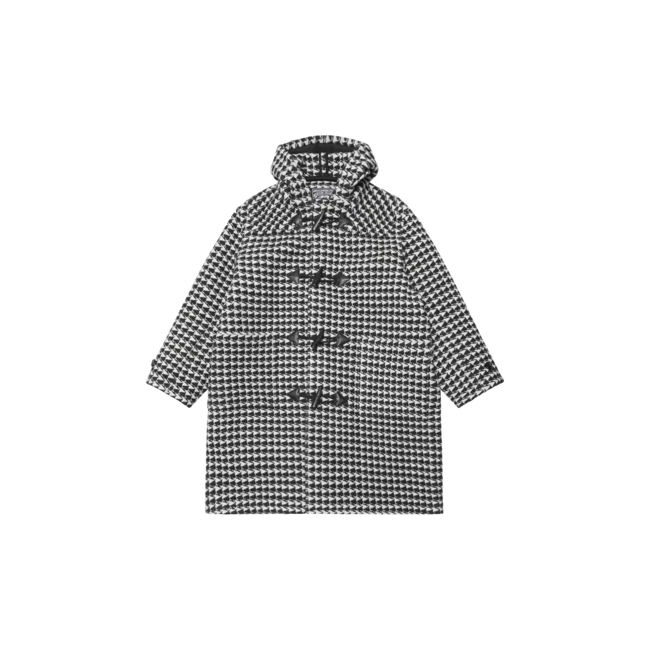 Denim Tears X Stussy Spade Jacquard Duffle Coat