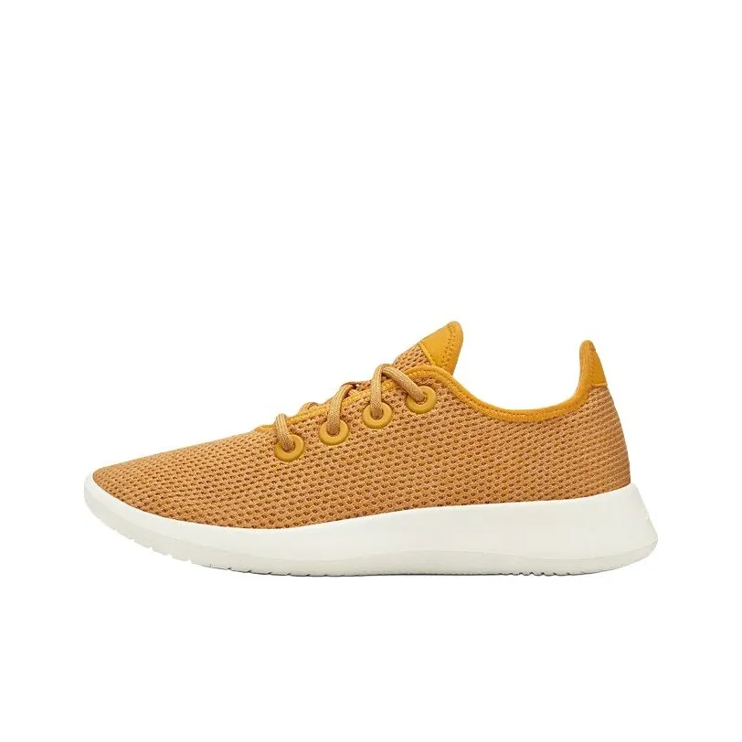 Allbirds Tree Runner Anti Slip Wear Resistant Low Top Casual Running Shoes Men's Honeys Yellow