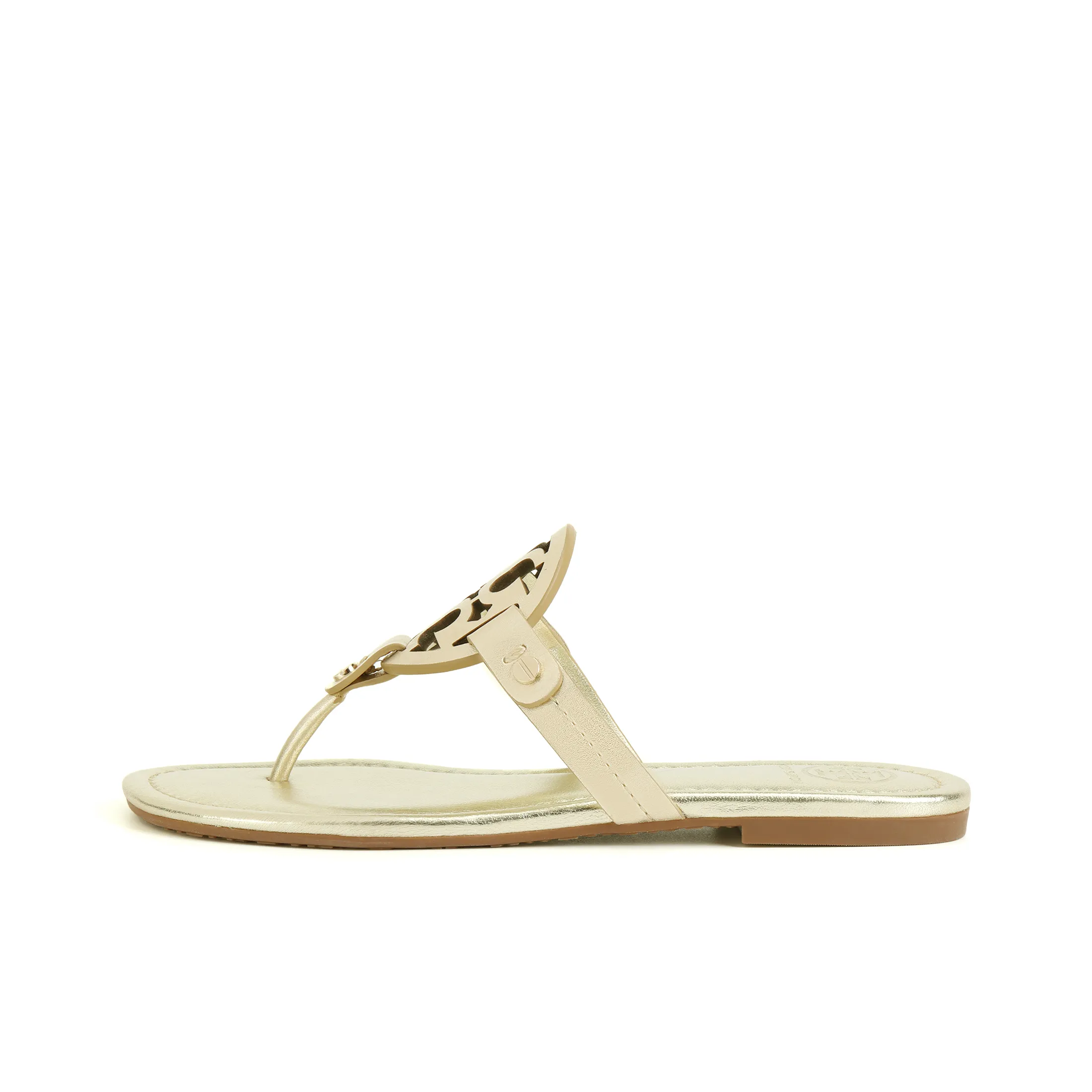 TORY BURCH Miller Sandals Metallic Spark Gold Women's