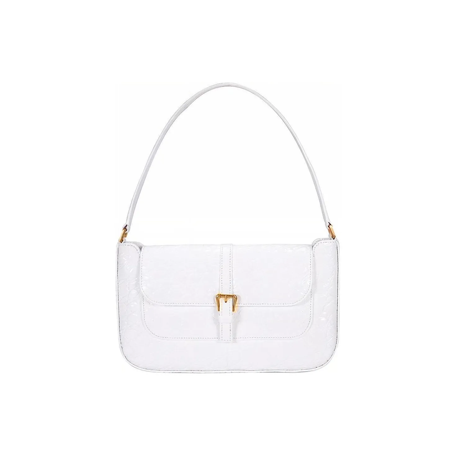 By Far Miranda Cow Leather Shoulder Bag, Handbag, Shoulder Bag Women's White