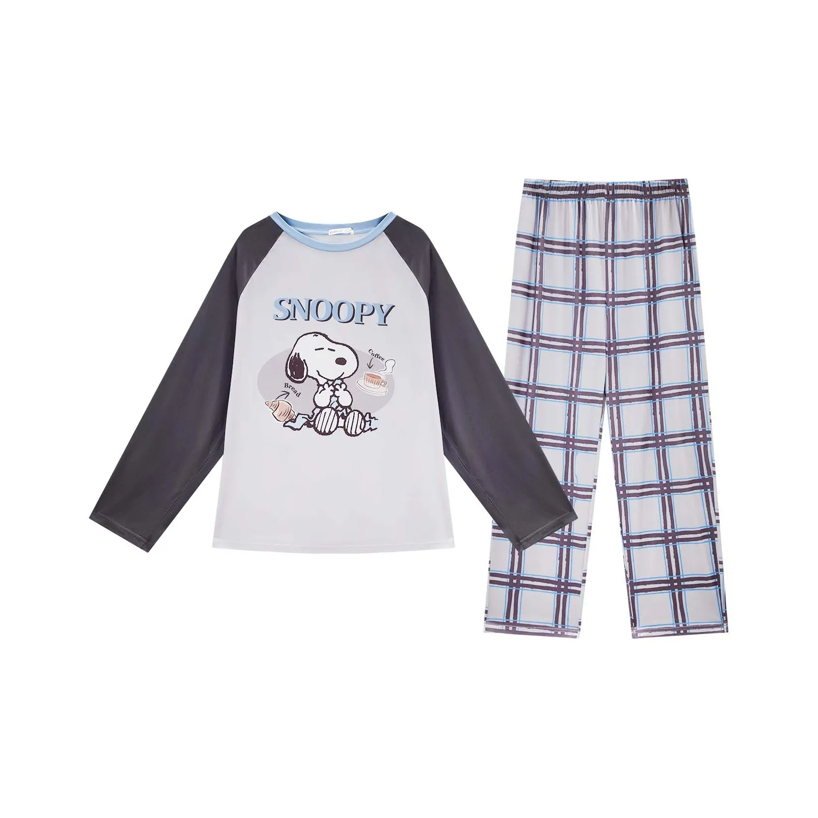 GUKOO Pajama Set Men's Cool Gray