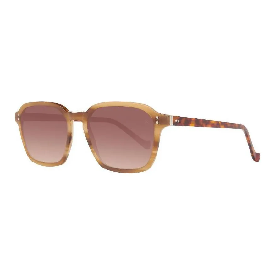 HACKETT LONDON Acetate Square Sunglasses Men's Tortoiseshell