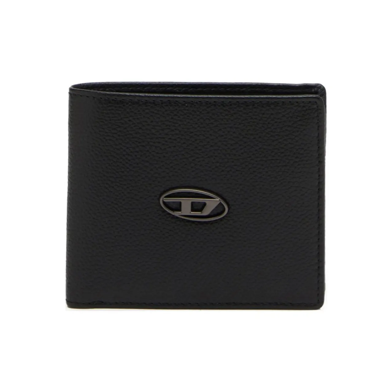 DIESEL Cow Leather Wallet Regular Men's Black