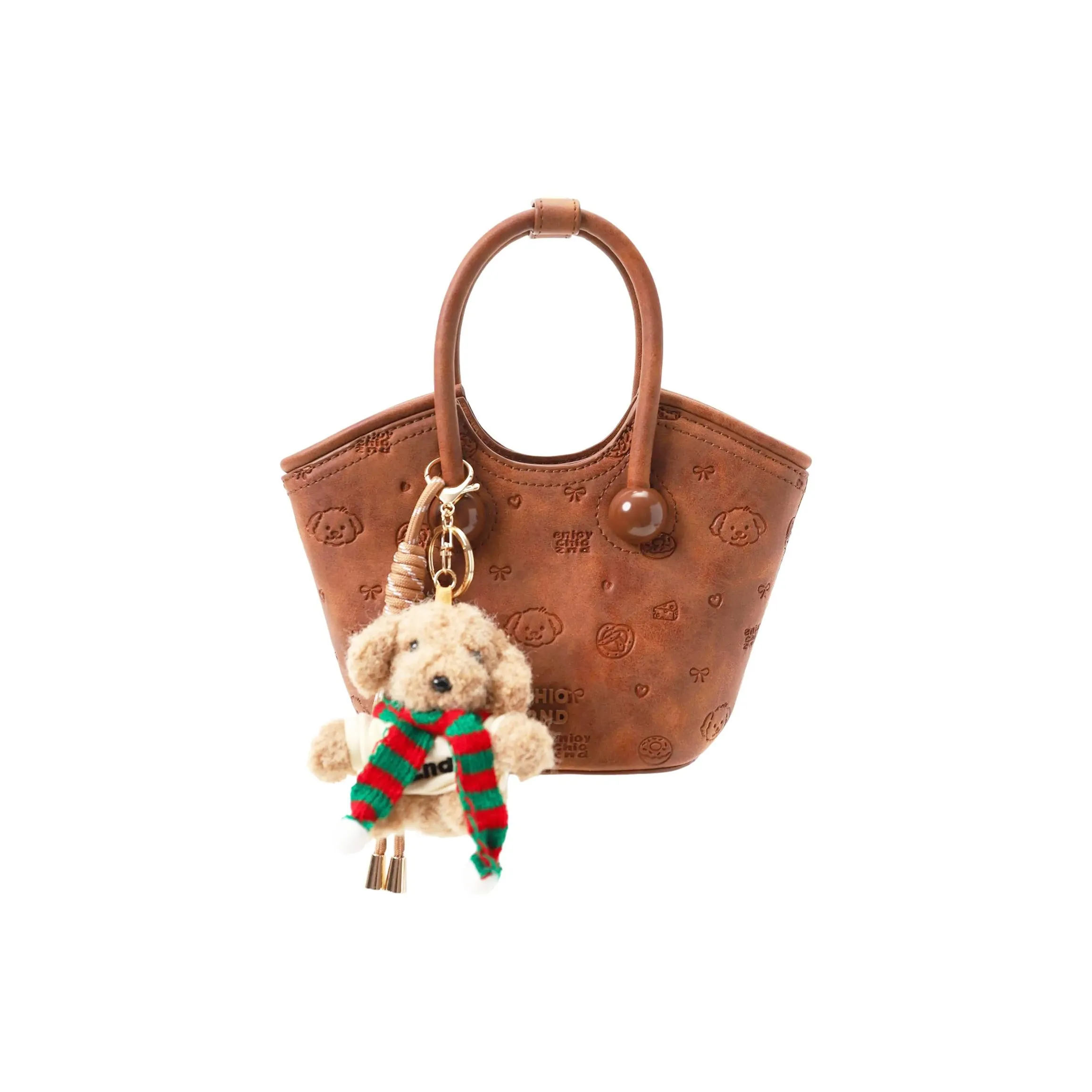 PAYOT Microfiber Synthetic Leather Bag Standard Women's Brown