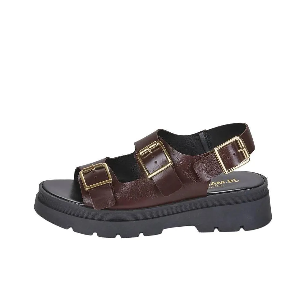 JB MARTIN Delta One Strap Sandals 4cm Women's Brown