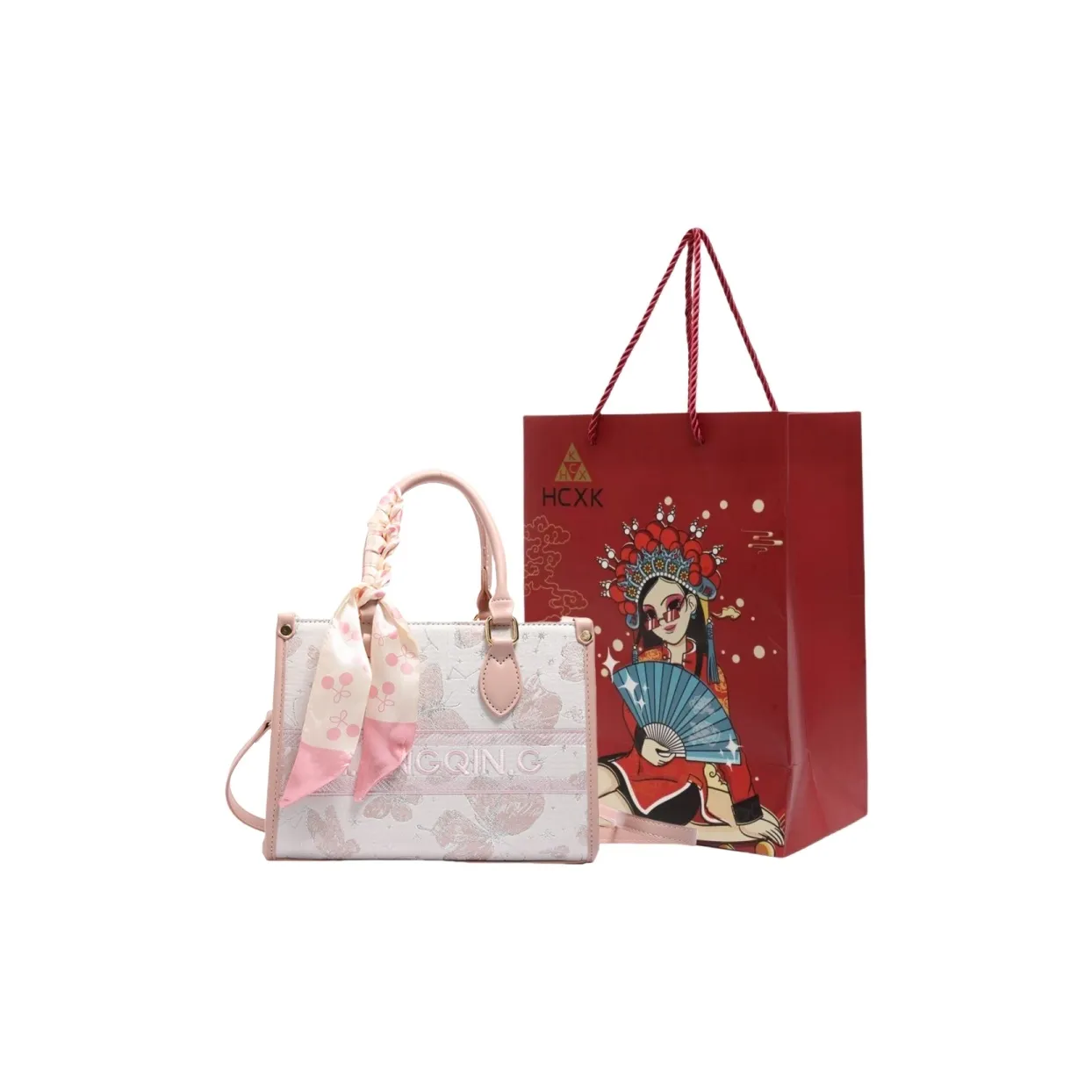 HCXK PU Casual Lightweight Shopping Bag, Shoulder Bag, Crossbody Bag, Handbag Regular Unisex Pink