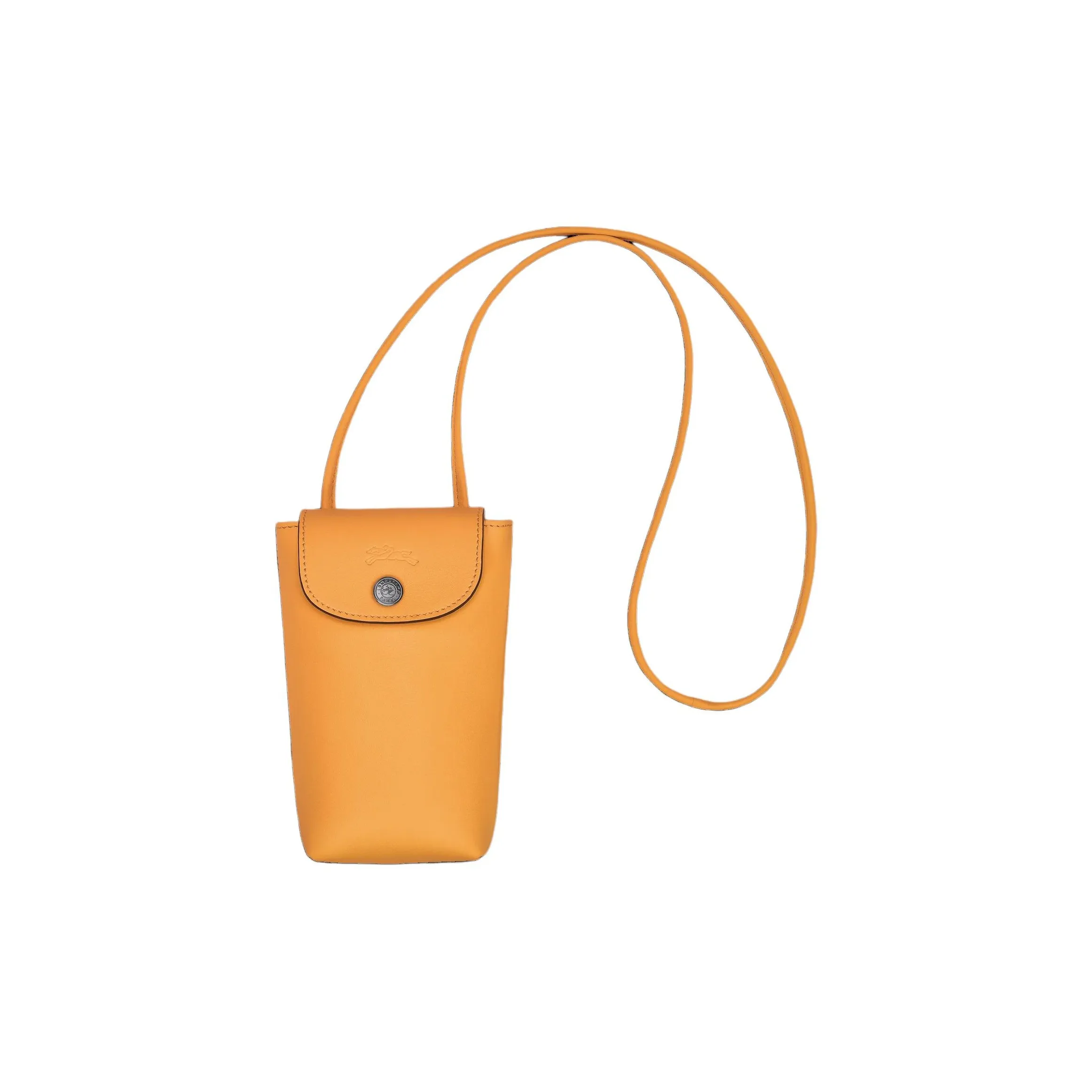 LONGCHAMP Le Pliage Xtra Cow Leather Shoulder Bag, Crossbody Bag, Cell Phone Pouch Women's Apricot