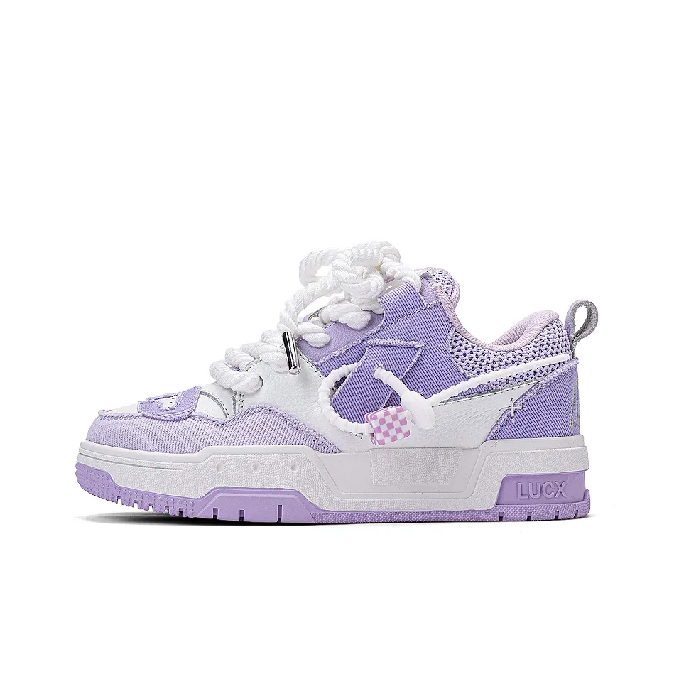 LUCX Cushioned Slip Resistant Abrasion Resistant Low Top Chunky Sneakers Unisex