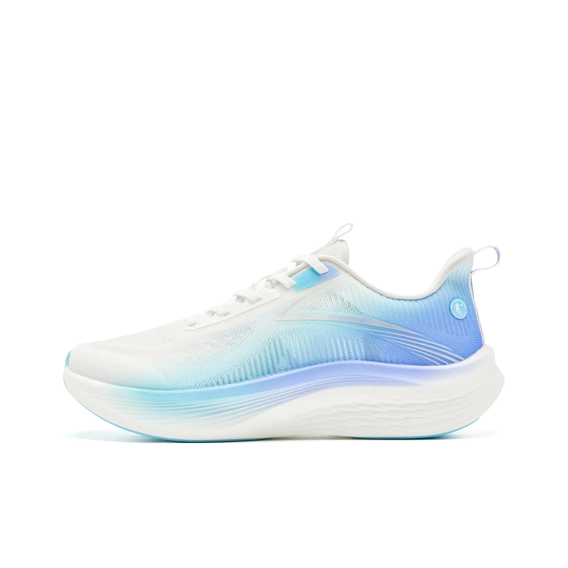 QIAODAN Light Speed 5,0 Беговые кроссовки Низкий топ Белый Фиолетовый Астер Женские