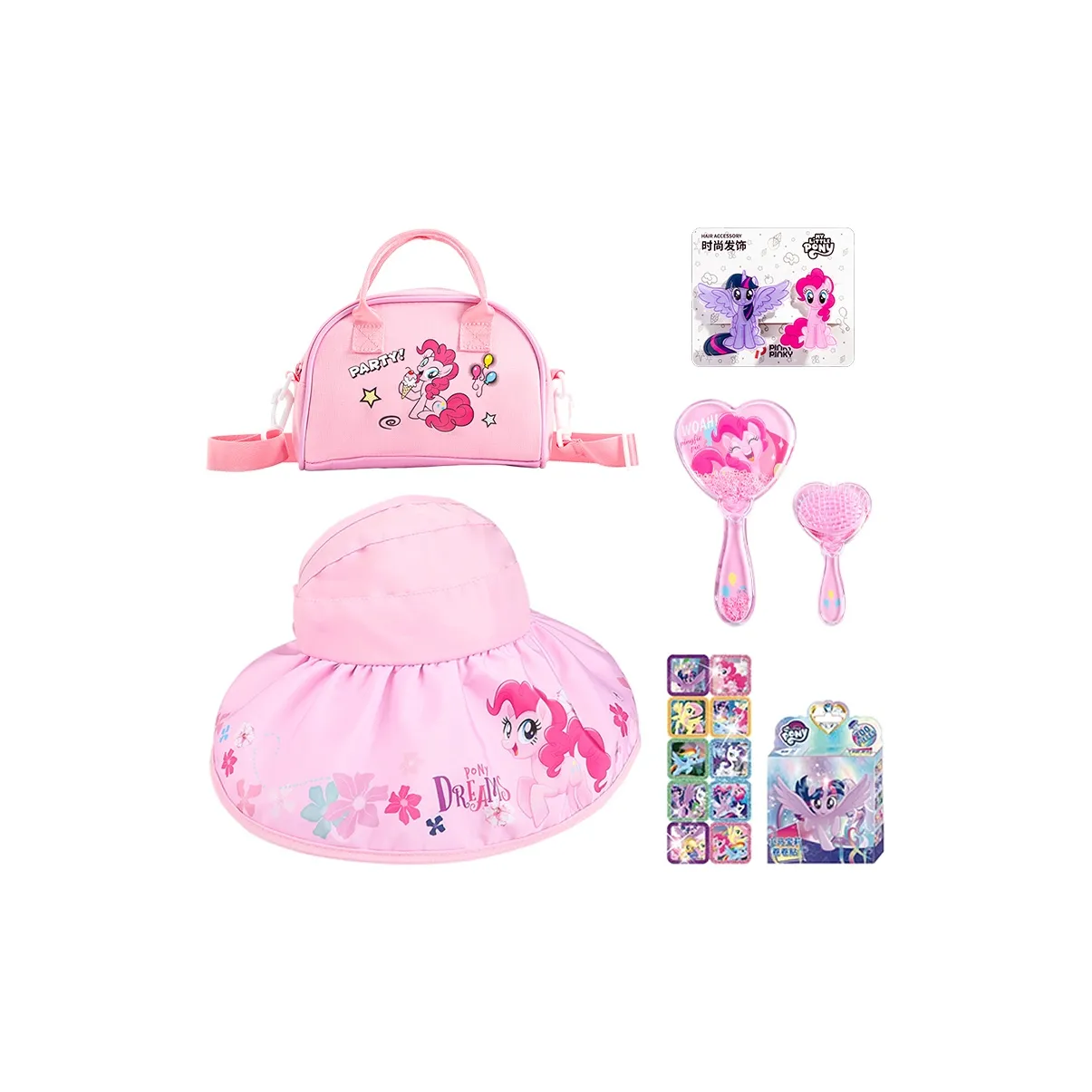 PINKYPINKY Бостонская сумка солнцезащитная шляпа заколка для волос щетка наклейка набор мерча по IP