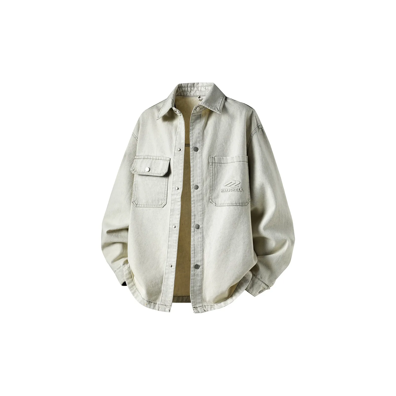 RIEZU Экрю Унисекс Джинсовые куртки