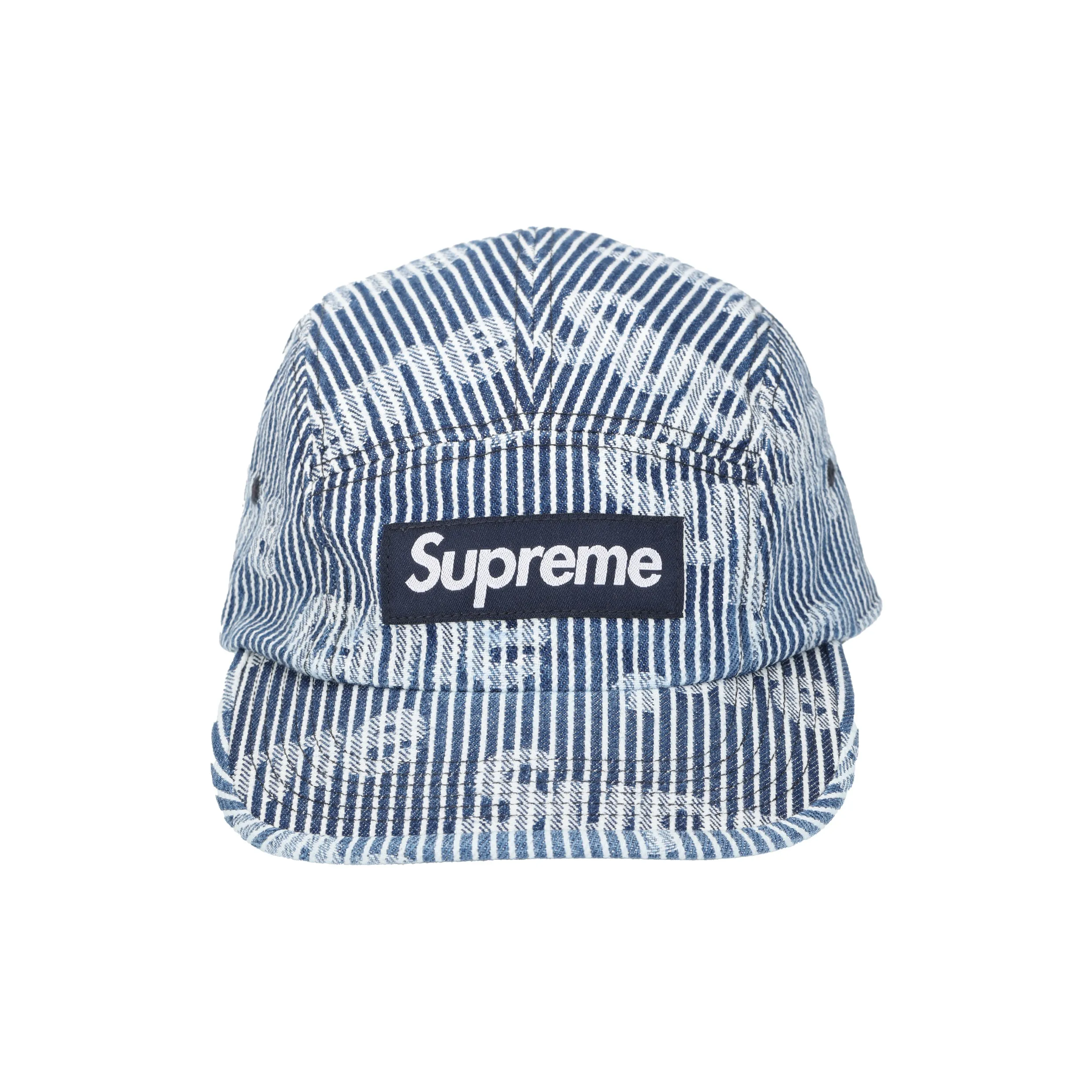 Supreme Хлопковые кепки унисекс синие