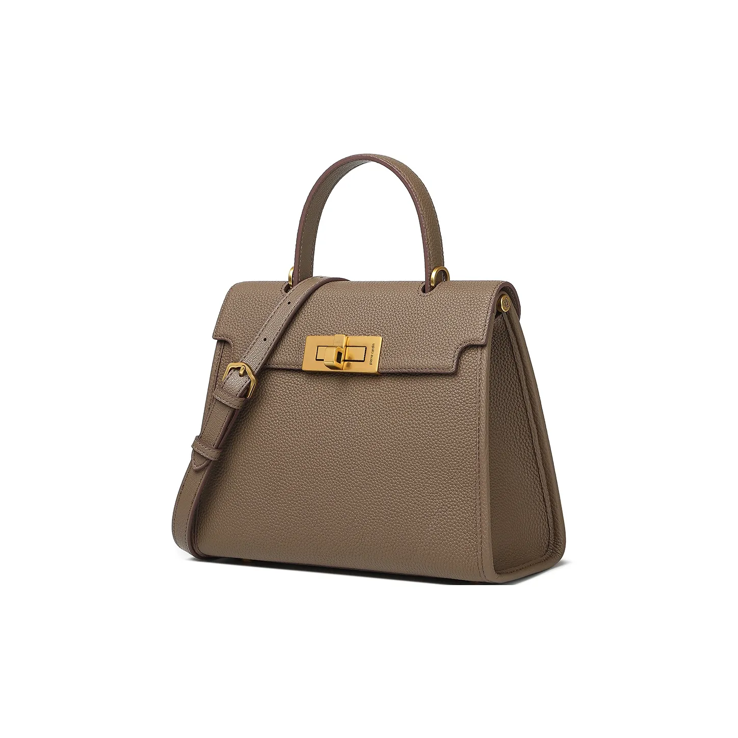 PIERRE CARDIN Сумка через плечо из крупнозернистой текстуры коровьей кожи сумка обычная женская слоновая серый черный