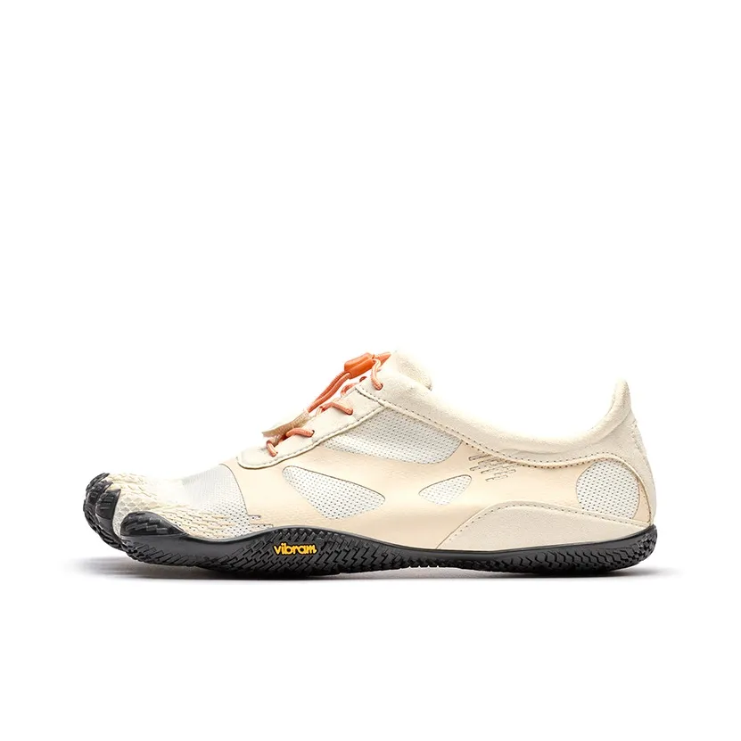 Vibram Slip-Resistant Breathable Support Quick Dry Low-Top Training Shoes Men's Ivory White