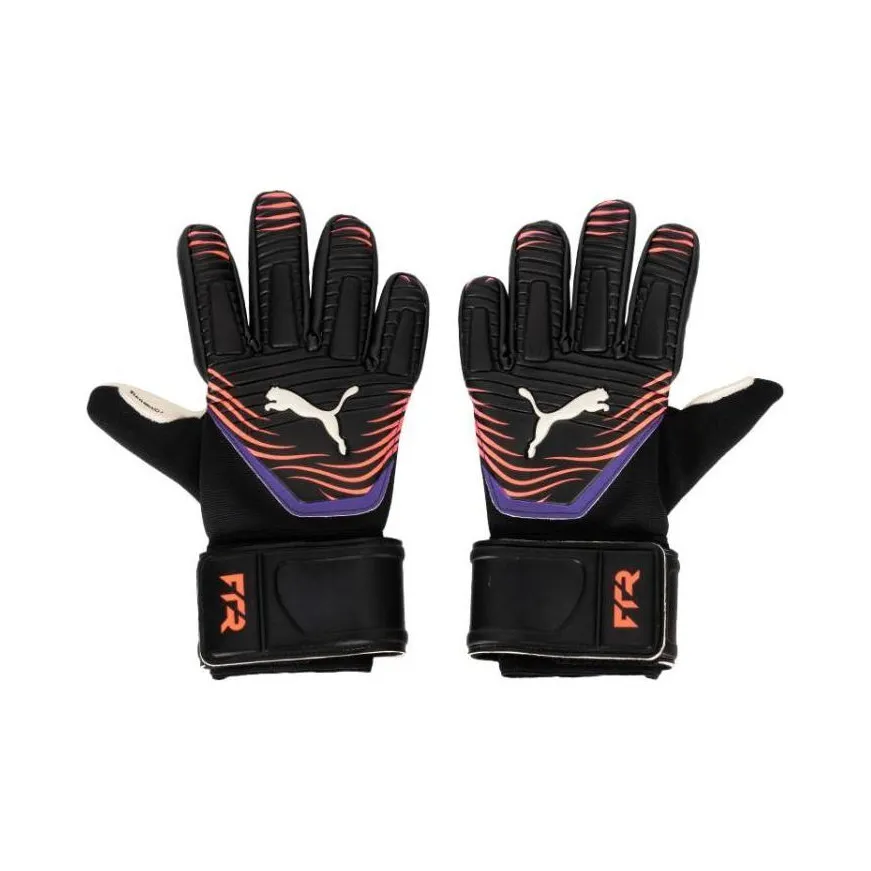 PUMA Fabric, Latex, Artificial Leather Sports Gloves Unisex Black