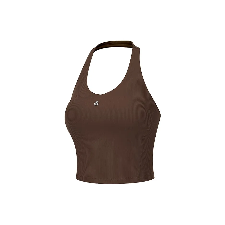 Titikaactive Йога Топ Женский Sun Твердый Коричневый