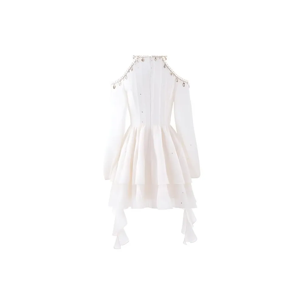 Oudifu Long Sleeved Dresses Women's Image Color
