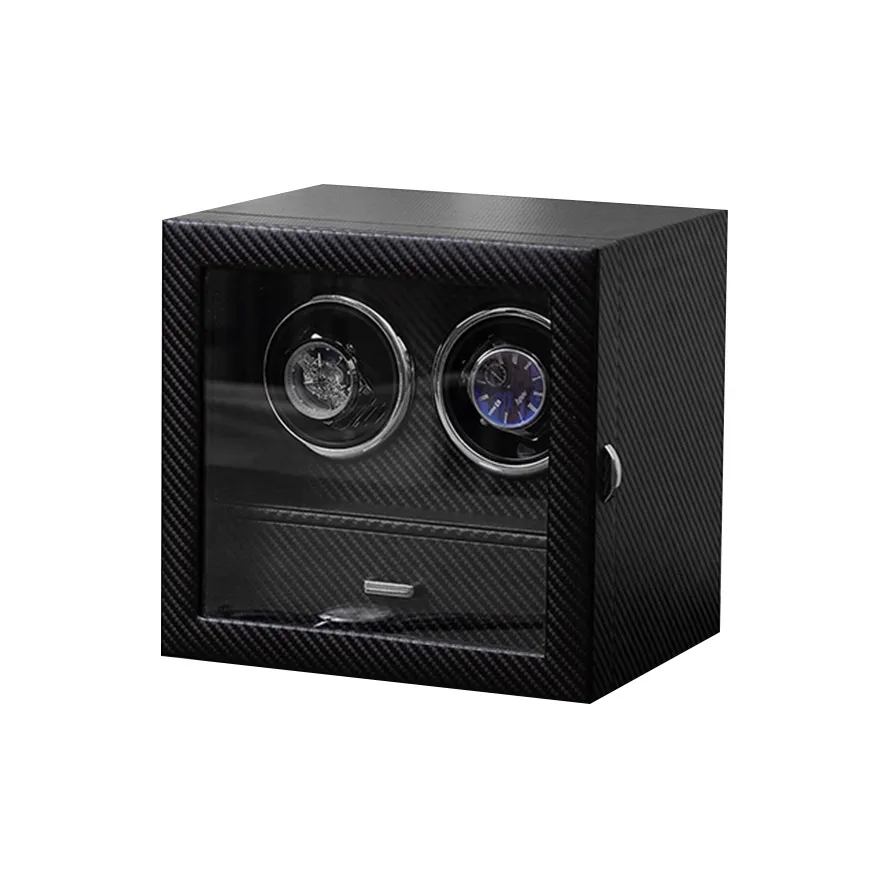 Brilliant Двухслотовая подставка для часов Watch Winder Винтажный коричневый Унисекс