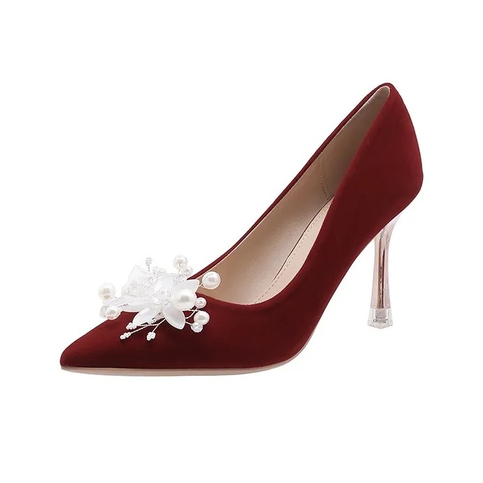 Lanza Низкий каблук Высокие каблуки Женские Красный