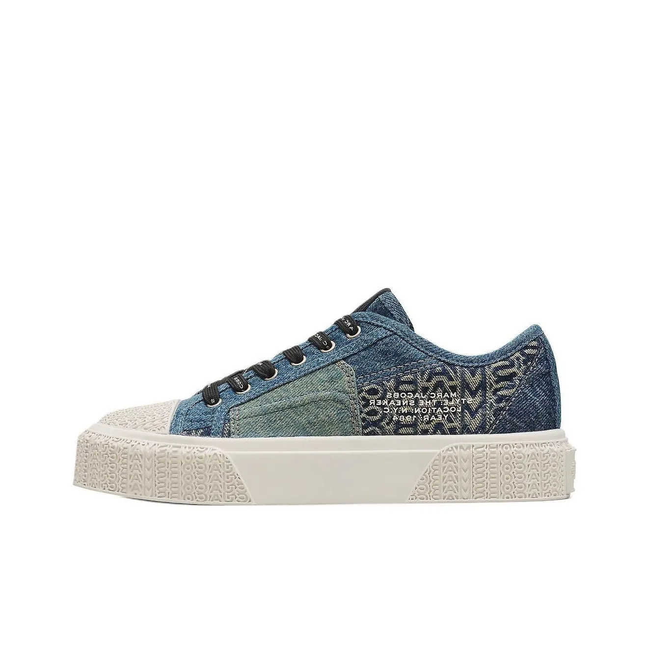 MARC JACOBS Low Top Canvas Shoes Women's Blue