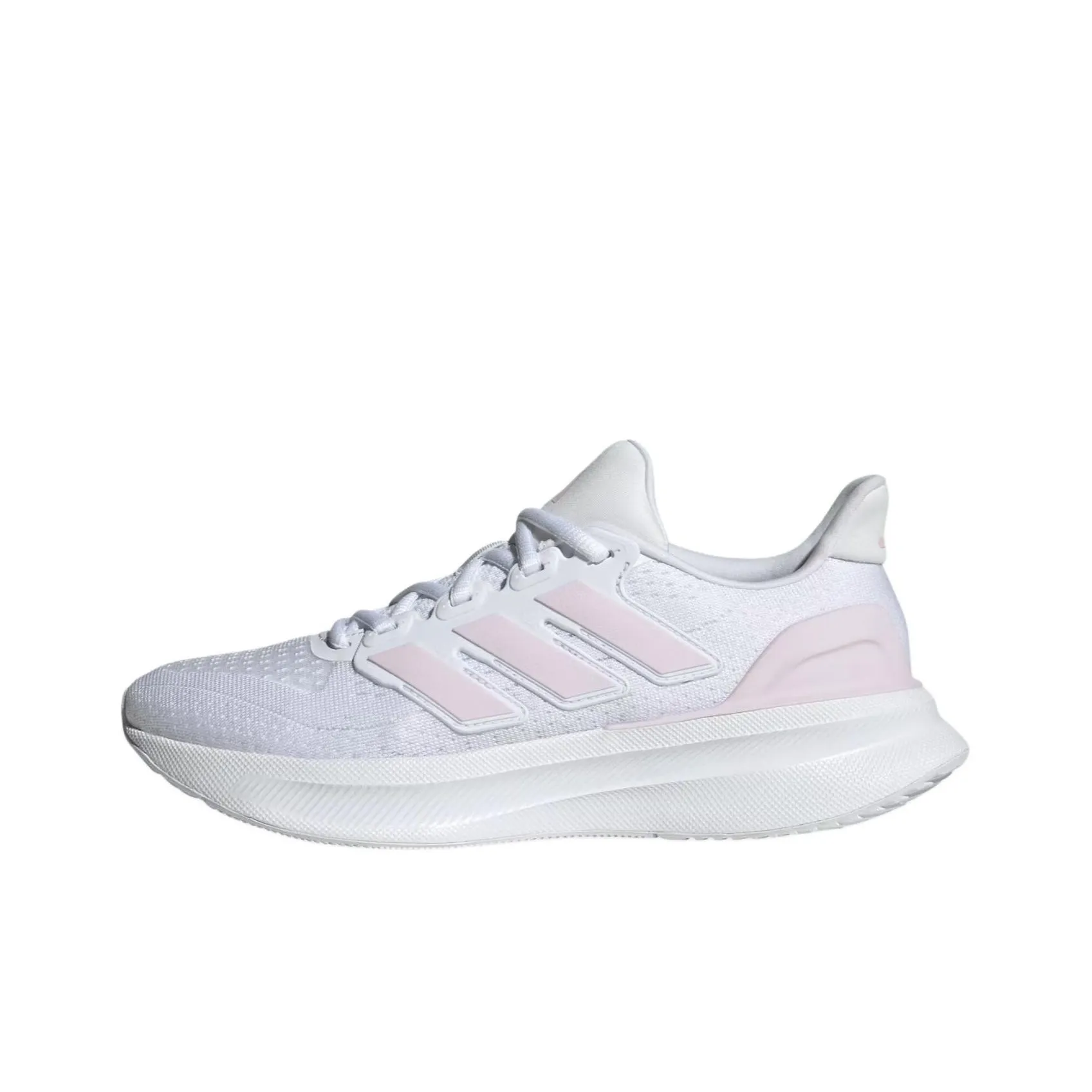Adidas ULTRARUN 5 Slip Устойчивый к истиранию Низкий Топ Беговые кроссовки Женские Белый Розовый