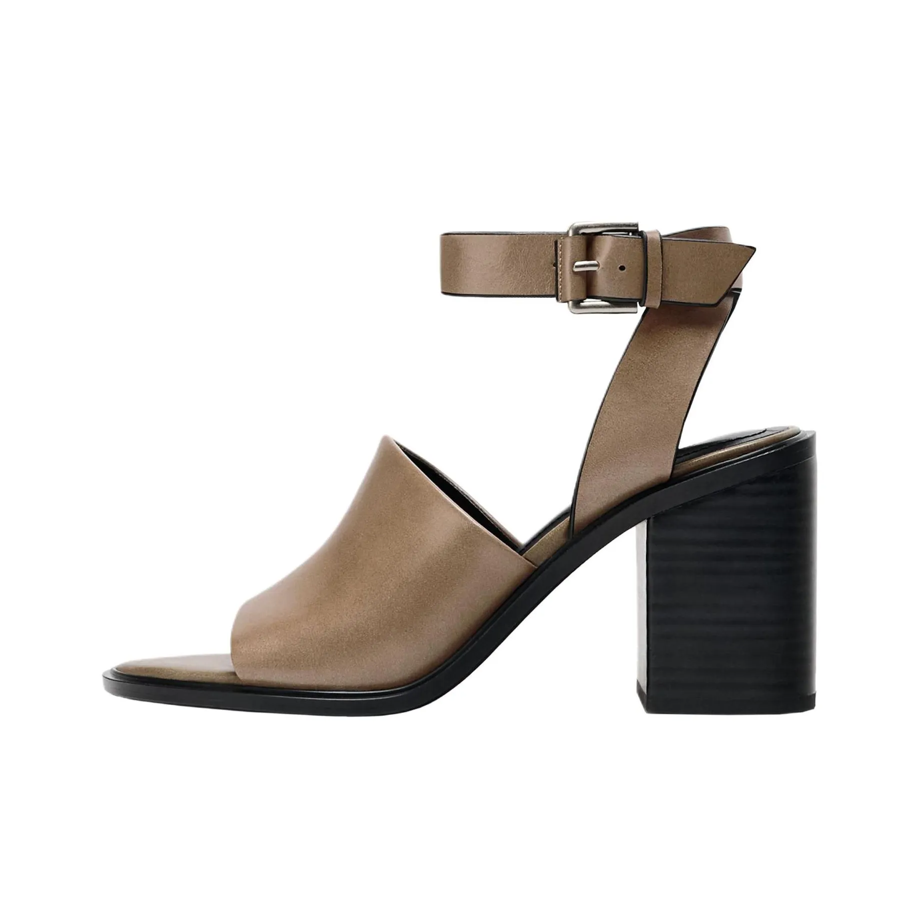 ZARA One Ремень Сандалии Женские Тауповый