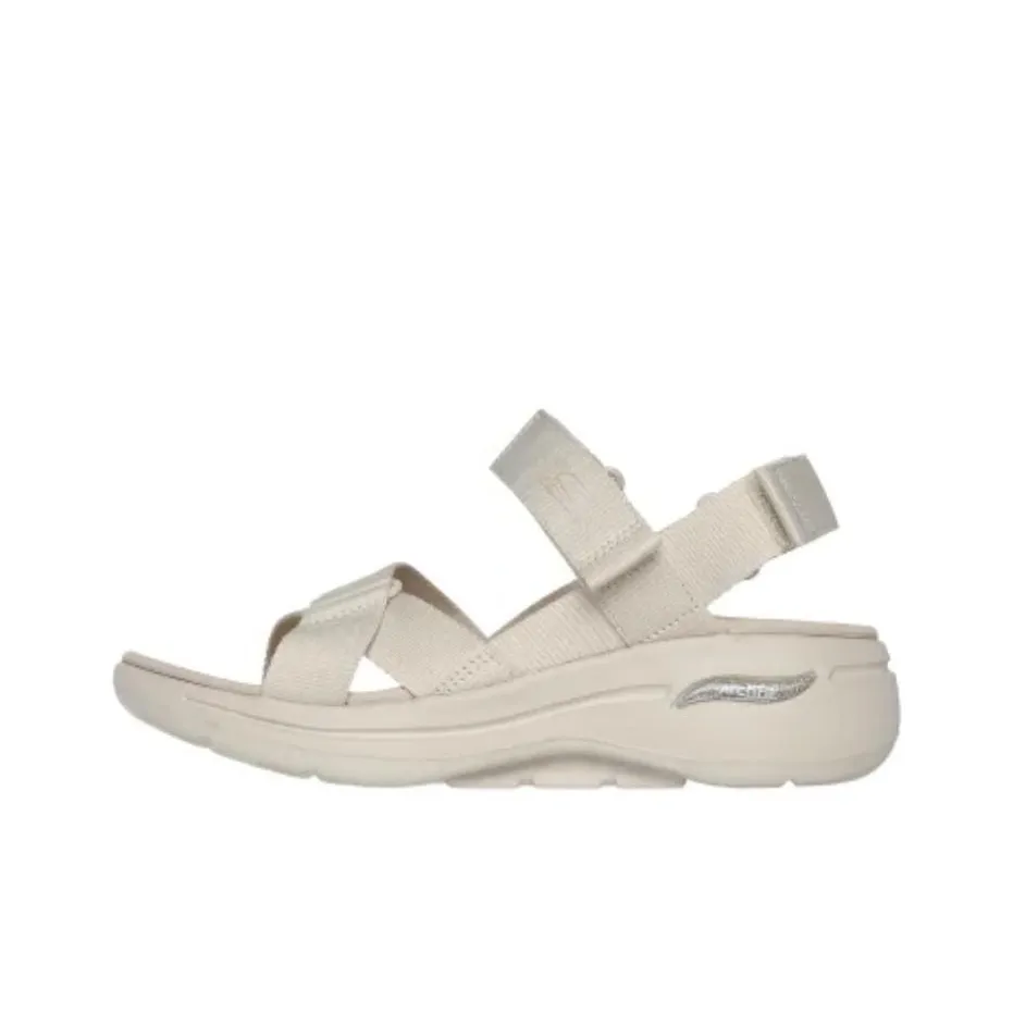 Skechers Go Walk Arch Fit Beach Sandals Women's Beige