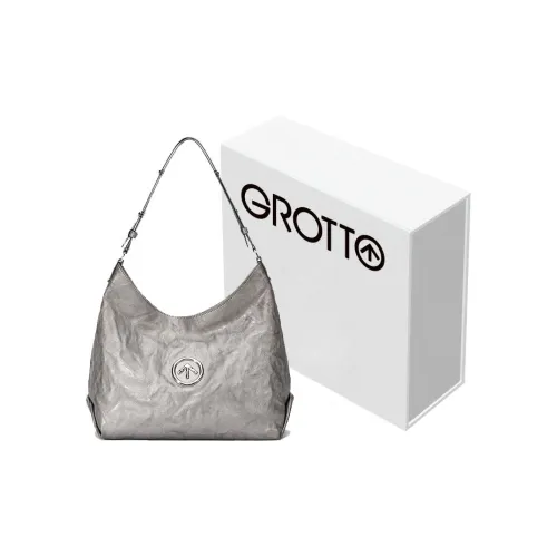 GROTTO Hobo Series Сумки через плечо Серебристая луна Этикетка Унисекс