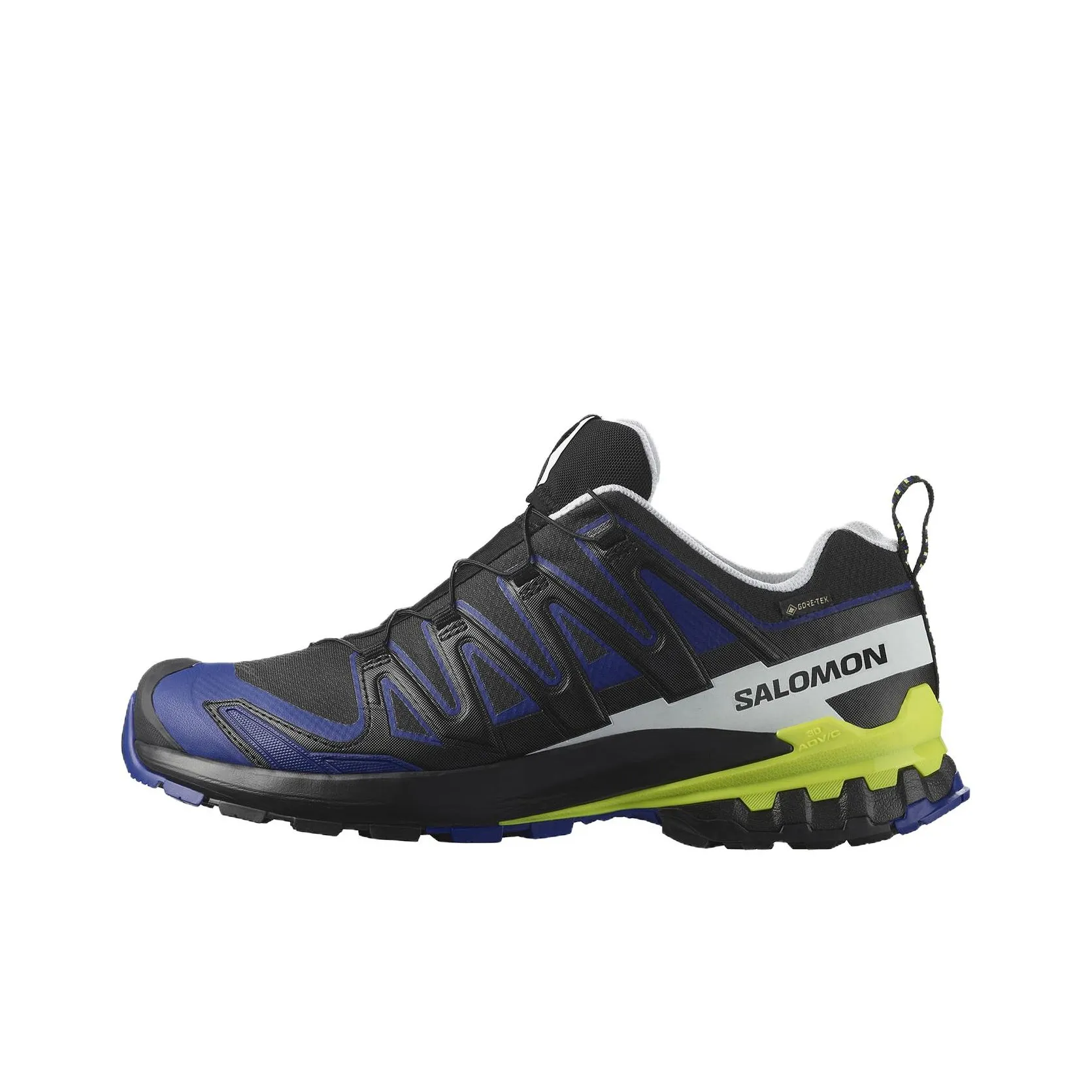 SALOMON XA Pro 3D V9 Anti Slip Wear Resistant Low Top Trail Running Shoes Men's Black Blue