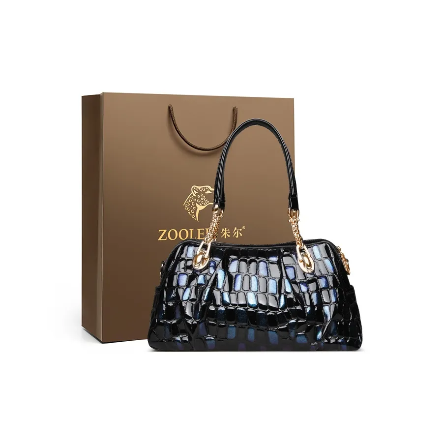 ZOOLER Сумка из коровьей кожи сумка через плечо сумка на плечо женская меняющий цвет синий