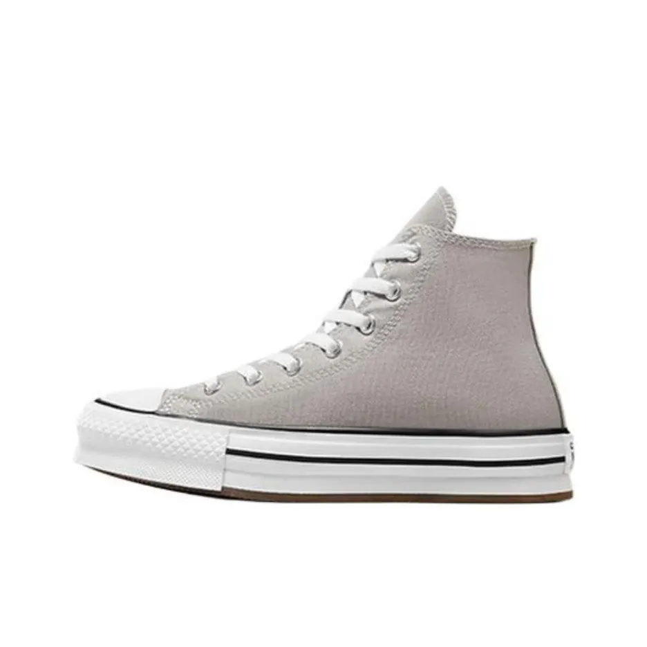 Converse Chuck Taylor All Star Lift Устойчивые к истиранию высокие кеды унисекс серого цвета