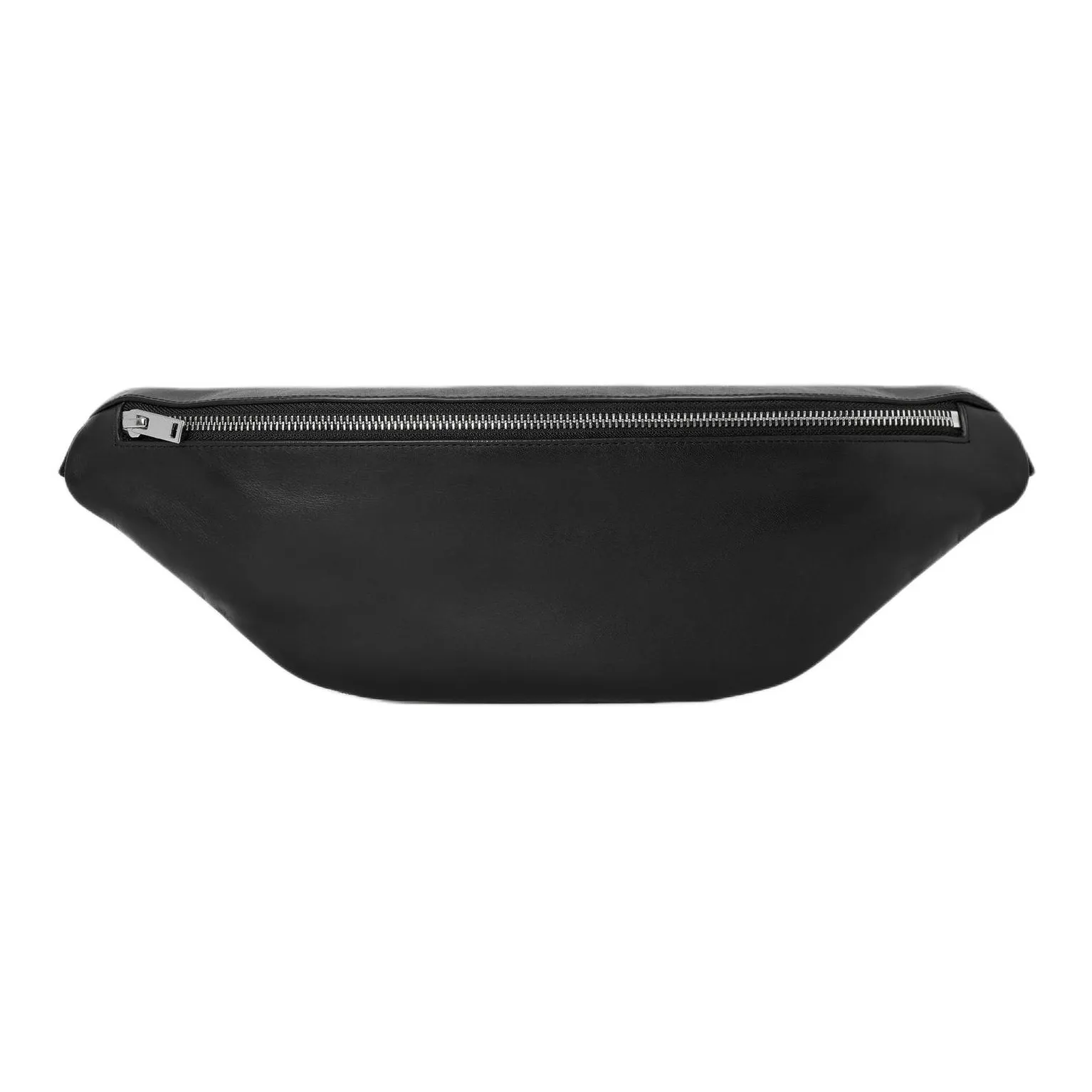 COS Cow Leather Crossbody Bags Sling Bags Men's Black