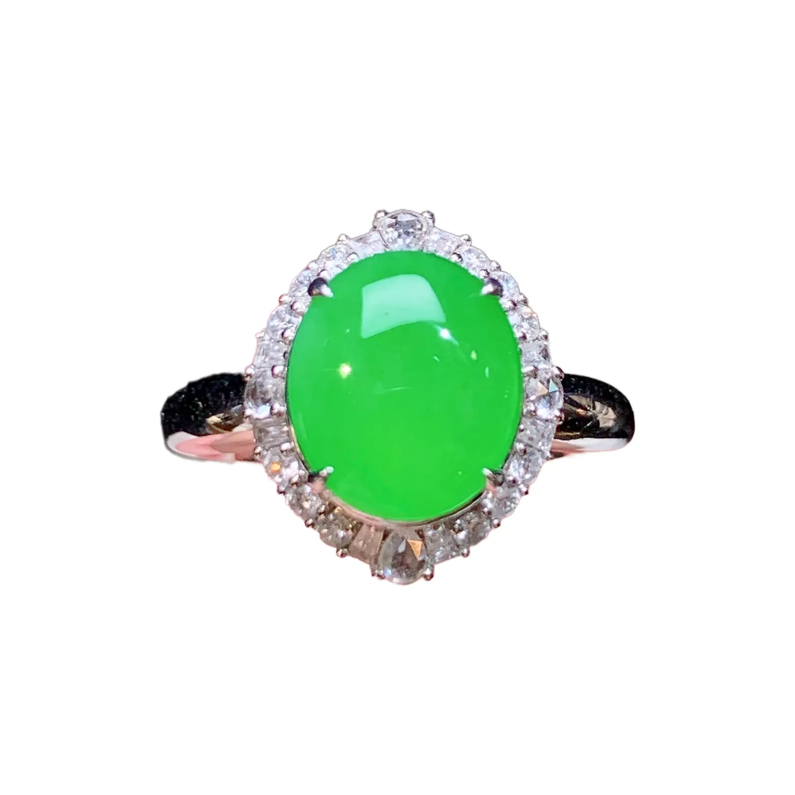 Xiangyan Ice Glutinous Jadeite Rings Women's