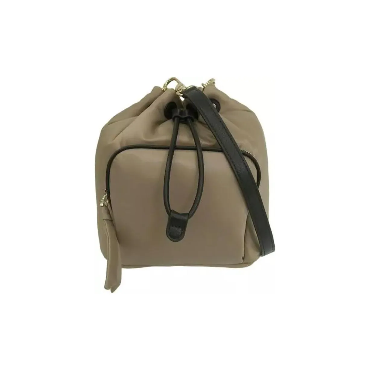 Furla Nylon Bucket Bag, Shoulder Bag, Crossbody Bag Mini Women's Khaki