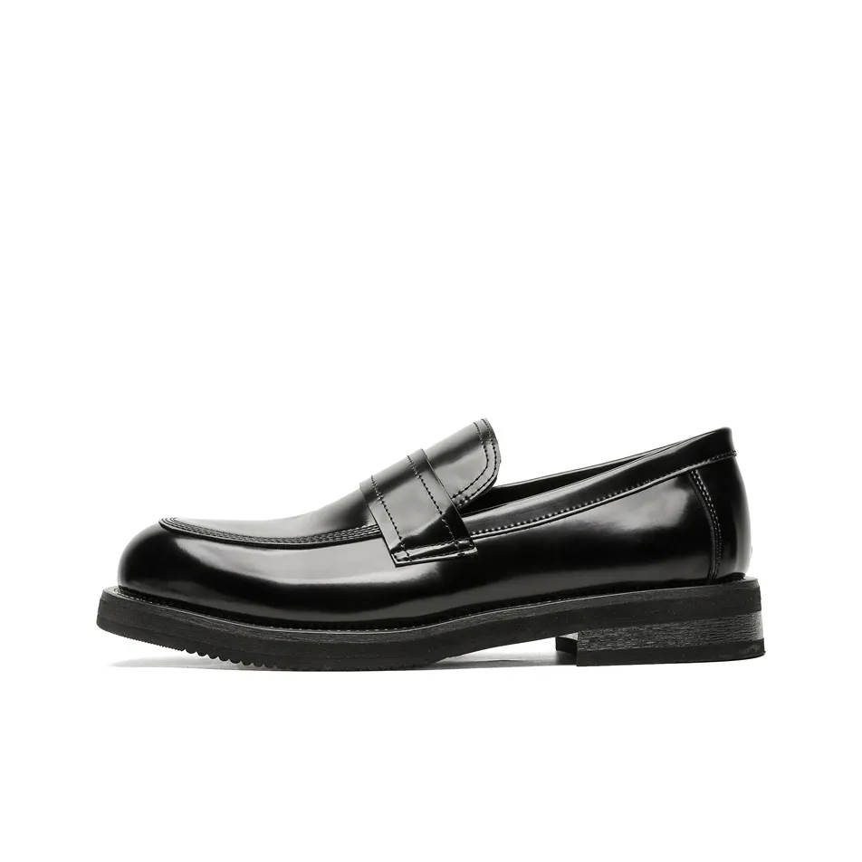 WEISHIBANGWEI Loafers Men's Black