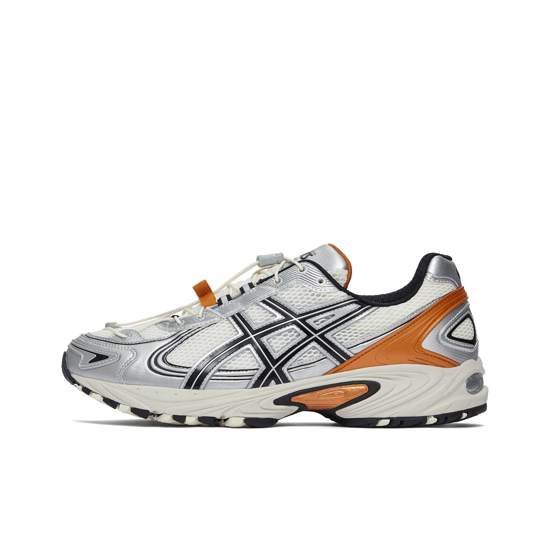 Asics Gel Kahana TR V4 Low Top Casual Shoes Unisex White Silver Orange