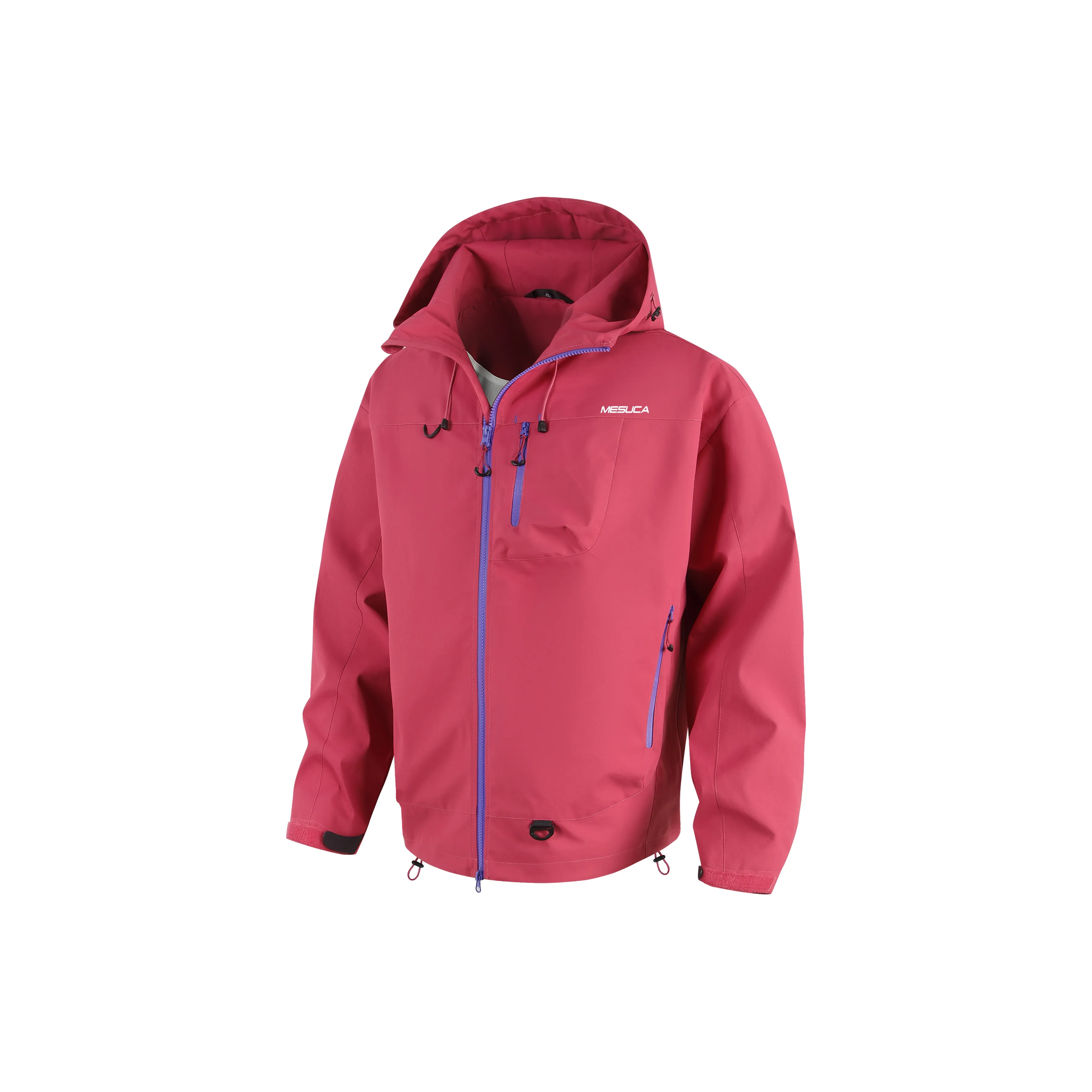 MESUCA Waterproof And Windproof Windbreaker Jacket Unisex Pink Floyd Pink