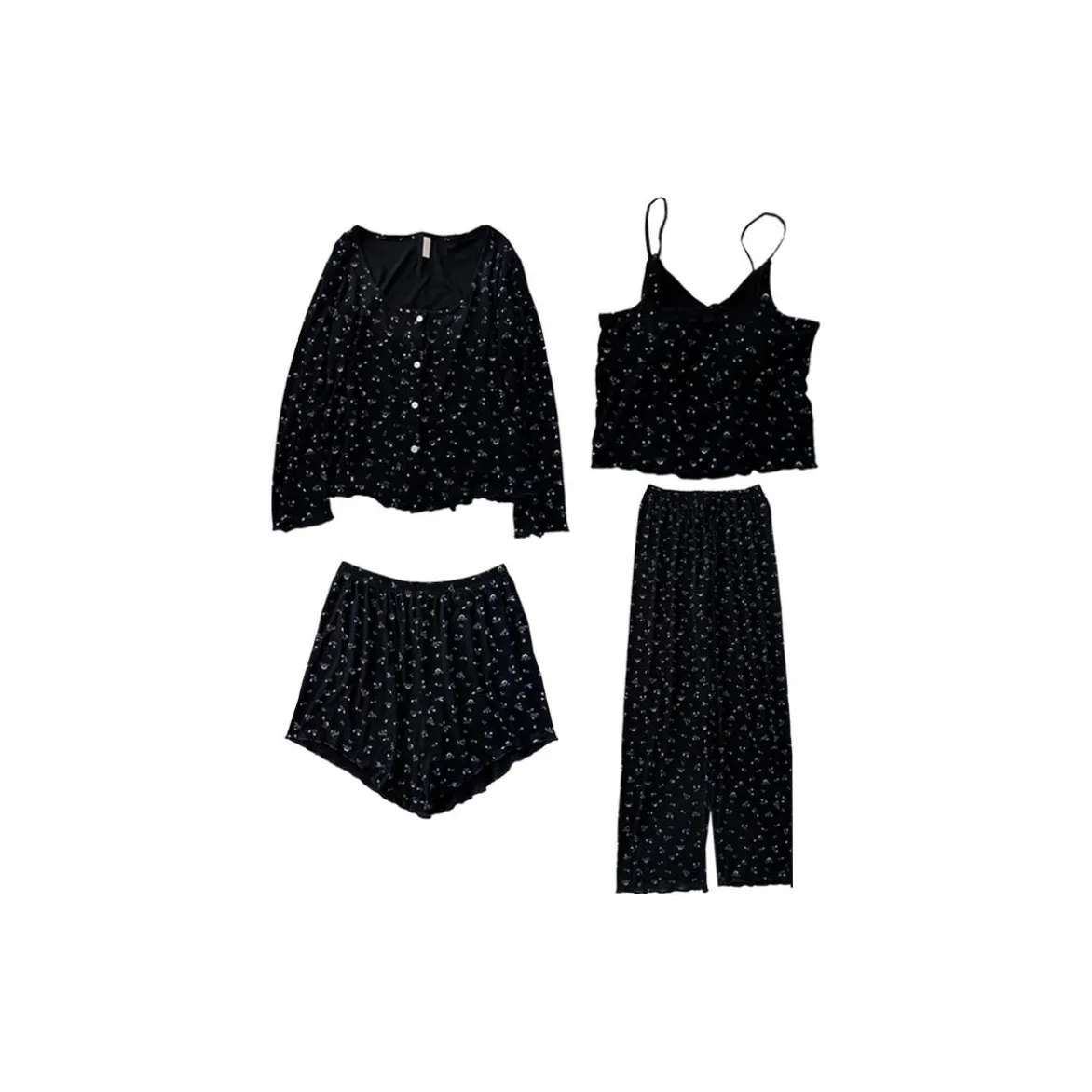 YUZHAOLIN Pajama Комплект Женский Черный