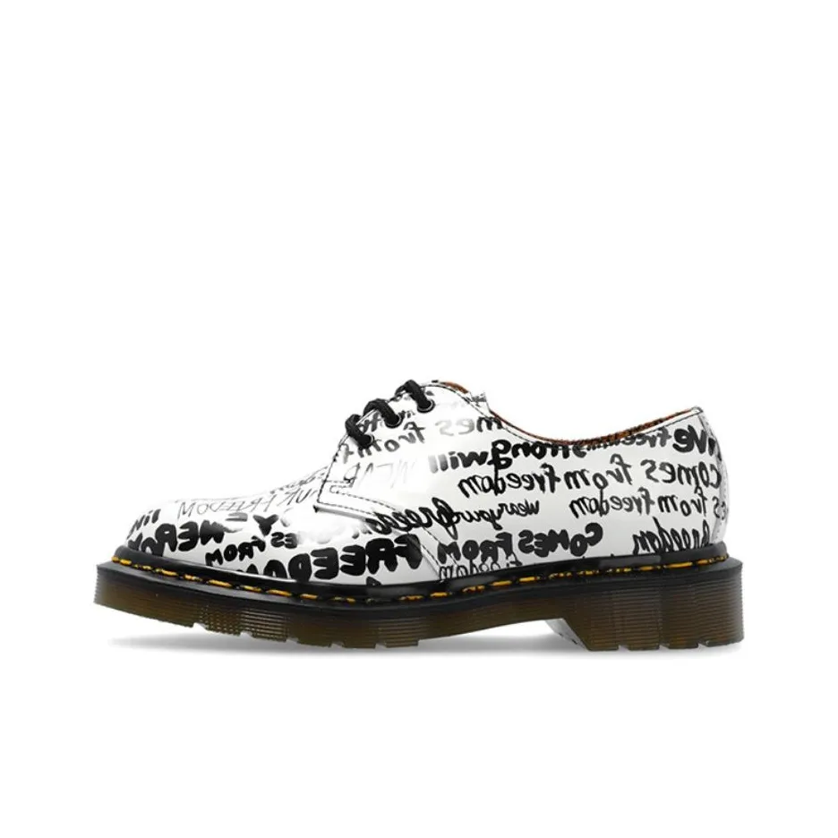 Comme des Garçons X Dr.Martens x CDG Повседневная обувь Женская Белый Черный